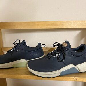 Ecco Biom Leather Waterproof Shoes in Excellent Condition - Blue Size 38